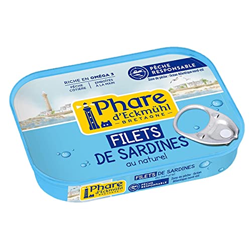 Phare d'Eckmühl Sardinen-Filets, Natur, 100g von Phare d'Eckmühl