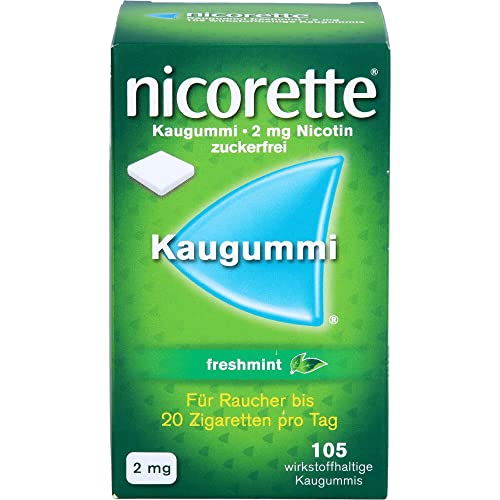 Nicorette 2 mg Freshmint Kaugummi von Pharma Gerke Arzneimittelvertrie