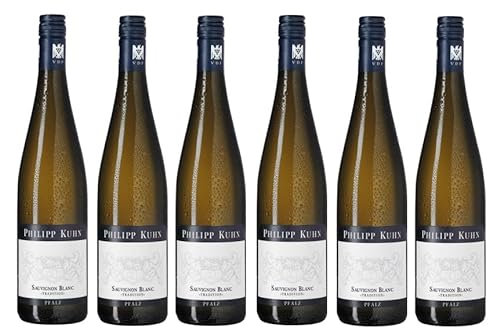 6x 0,75l - Philipp Kuhn - Tradition - Sauvignon Blanc - VDP.Gutswein - Qualitätswein Pfalz - Deutschland - Weißwein trocken von Philipp Kuhn