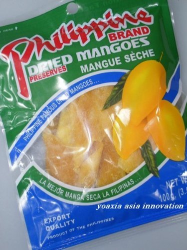 10er Pack PHILIPPINE getrocknete Mangos [10x 100g] Mango-Streifen von Philippine Brand