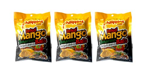 Philippine Markengetrocknete Mango-Tamariind-Bälle, 100 g Beutel, 3 Stück Philippine Markengetrocknete Mango-Tamariind-Bälle, 100 g Beutel, 3 Stück von Philippine Brand