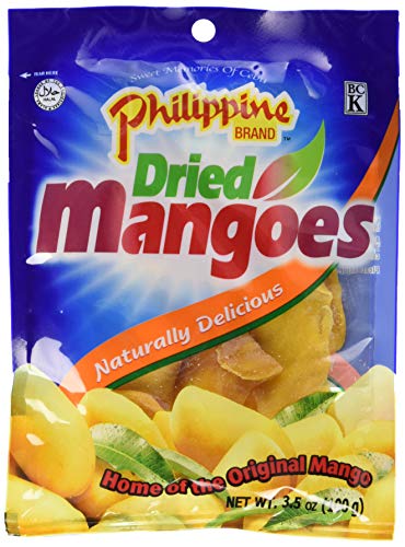 PHILIPPINE BRAND Süßwaren Mango getrocknet, 5er Pack (5 x 100 g) von Philippine Brand