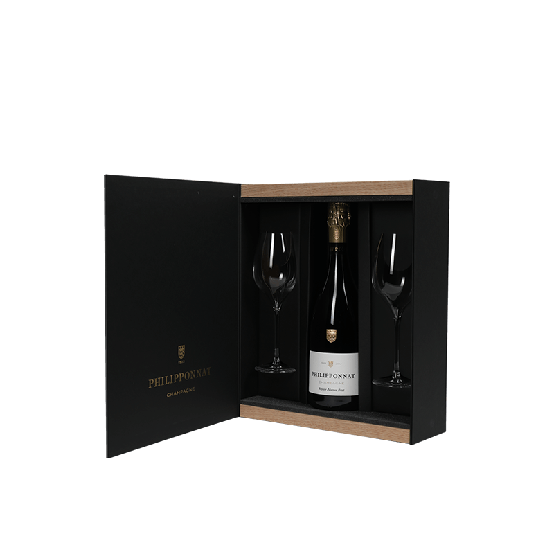 Philipponnat : Coffret Royale Réserve Brut & 2 Flûtes von Philipponnat