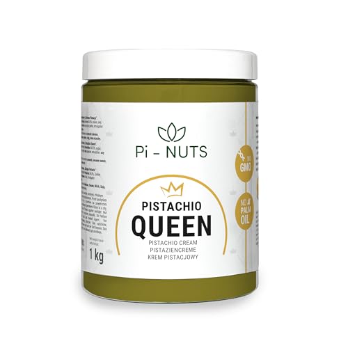 Pi-nuts Pistaziencreme bis zu 54,5% Pistazien - Brotaufstrich Süß - Pistazienmus - Pistazienpaste für Eis, zum Backen, als Aufstrich - Crema di Pistacchio ohne Palmöl - 1kg Pi-nuts Pistaziencreme bis zu 54,5% Pistazien - Brotaufstrich Süß - Pistazienmus - Pistazienpaste für Eis, zum Backen, als Aufstrich - Crema di Pistacchio ohne Palmöl - 1kg von Pi-NUTS