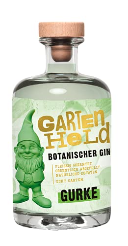 Gartenheld Gurke Botanischer Gin 37,5% Vol. 0,5 Liter von PiHaMi