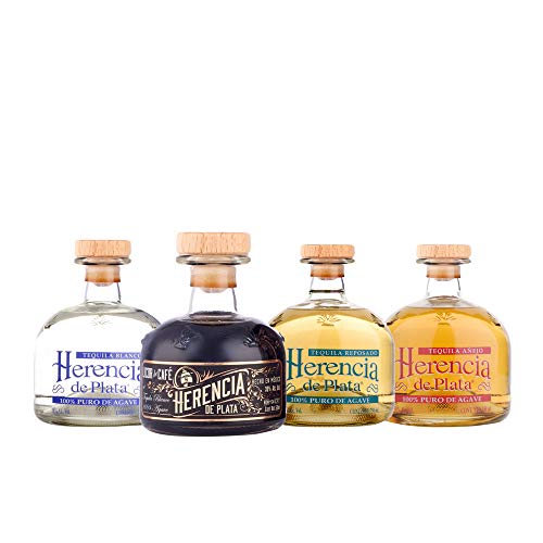 Herencia de Plata Tasting Set, 100% Agave, 4 x 0,05 Liter von PiHaMi