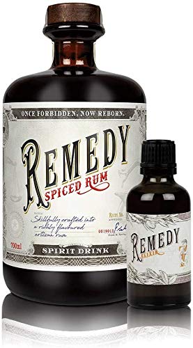 Remedy Spiced Rum 0,7 Liter & Remedy Elixir Likör auf Rumbasis 0,05 Liter von PiHaMi
