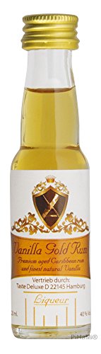 Vanilla Gold Rum Likör Miniatur 40% 0,02l PiHaMi® Handel von PiHaMi