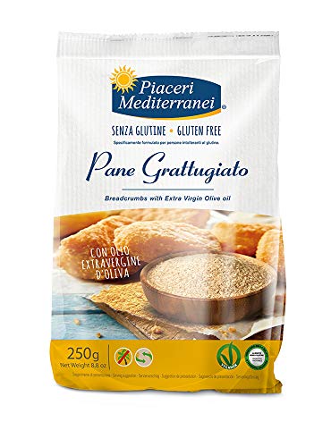 Brot, gerieben, 250 g, glutenfrei von Piaceri Mediterranei