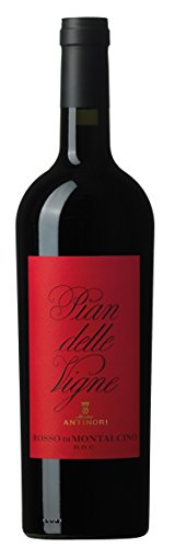 6x 0,75l - 2016er - Antinori - Pian delle Vigne - Rosso di Montalcino D.O.C. - Toscana - Italien - Rotwein trocken von Pian delle Vigne