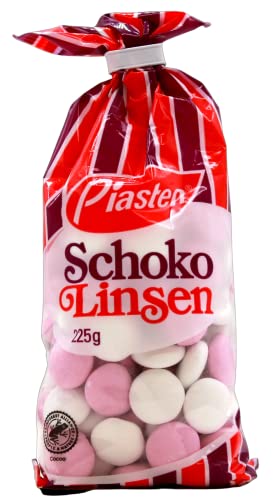 Piasten Schoko Linsen, 10er Pack (10 x 225g) von Piasten
