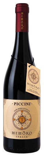 6x Piccini - Memoro Italia Vino Rosso D'Italia, Italien - 750ml von Piccini