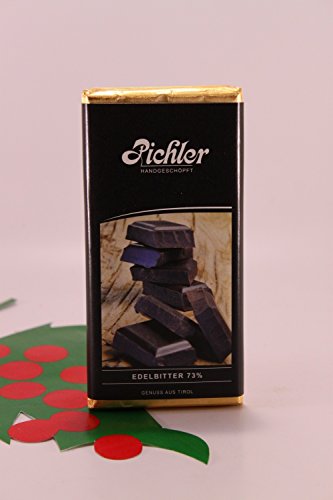 Edelbitter Schokolade 73% Kakao 100 gr. - Pichler Schokoladen handgeschöpft Osttirol von Pichler Konditorei