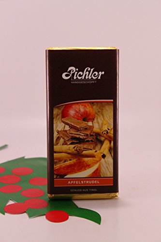 Milchschokolade Apfelstrudel 35% Kakao 100 gr. - Pichler Schokoladen handgeschöpft Osttirol von Pichler Konditorei