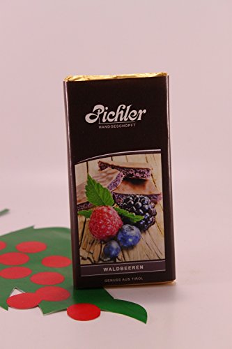 Milchschokolade mit Waldbeercreme 35% Kakao 100 gr. - Pichler Schokoladen handgeschöpft Osttirol von Pichler Konditorei
