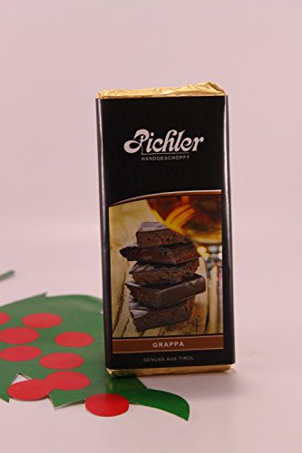 Zartbitterschokolade mit Grappa-Creme 53% Kakao 100 gr. - Pichler Schokoladen handgeschöpft Osttirol von Pichler Konditorei