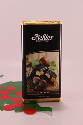 Zartbitterschokolade mit Haselnüssen 53% Kakao 100 gr. - Pichler Schokoladen handgeschöpft Osttirol von Pichler Konditorei