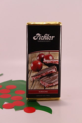 Zartbitterschokolade mit Kirschcreme 53% Kakao 100 gr. - Pichler Schokoladen handgeschöpft Osttirol von Pichler Konditorei