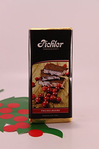 Zartbitterschokolade mit Preiselbeercreme 53% Kakao 100 gr. - Pichler Schokoladen Osttirol von Pichler Konditorei