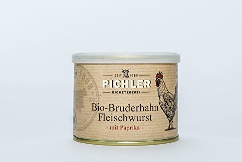 Pichler Bio-Bruderhahn Fleischwurst Paprika (1 x 200 gr) von Pichler