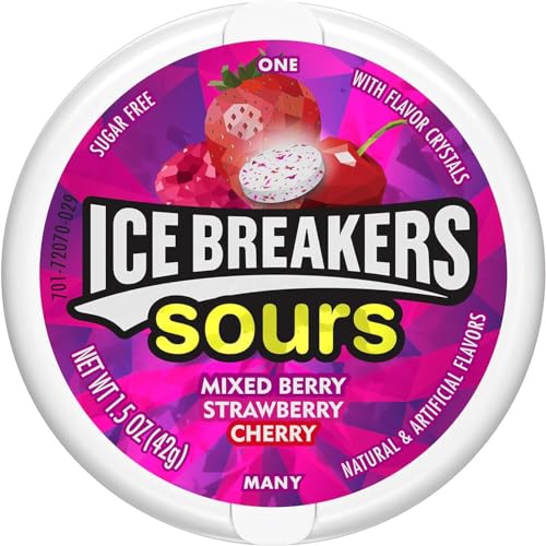 Ice Breakers Sours Wild Berry Sugar Free 8 X 42g von Pick N Mixers