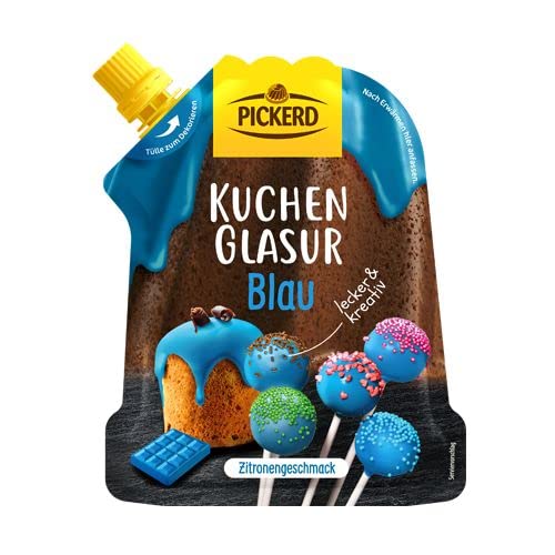 Pickerd Kuchenglasur Blau Zitronengeschmack 125g von Pickerd