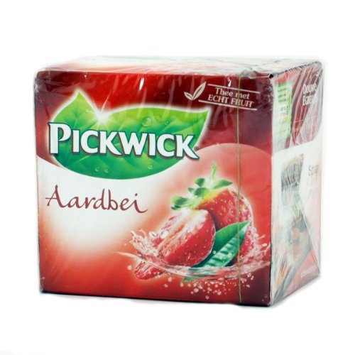 Pickwick Früchtetee Erdbeere 1 Beutel für Mehrere Taschen Tee 6x10 Beutel von Pickwick