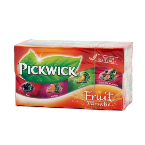 Pickwick Früchtetee Variante Orange 1 Beutel für 1 Tasche 6x20 Beutel von Pickwick