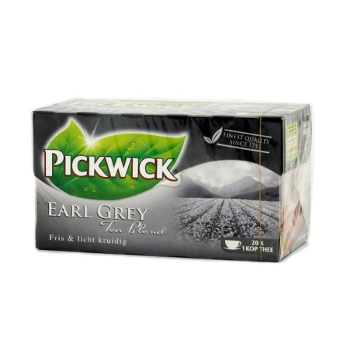 Pickwick Schwarztee Earl Grey Tee Original 1 Beutel für 1 Tasche 6x20 Beutel von Pickwick
