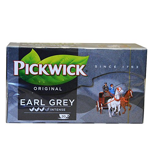 Pickwick Tee Earl Grey, Schwarzer Tee, Schwarztee, aromatisch, 20 Teebeutel von Pickwick