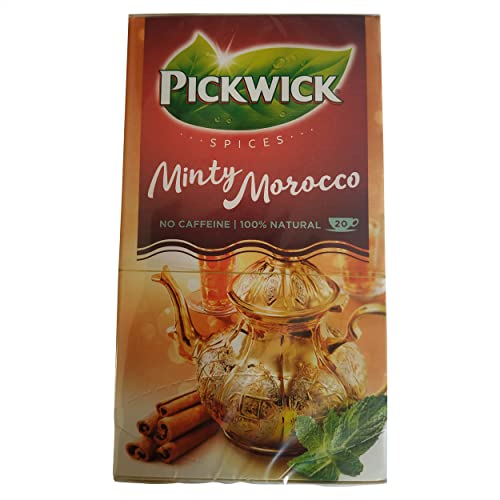 Pickwick Tee Marokkanischer Pfefferminztee, Minty Marocco, Pfefferminze, 20 Teebeutel von Pickwick