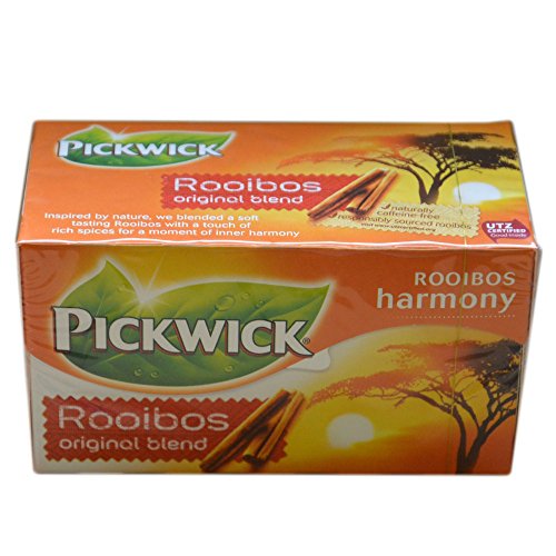Pickwick Tee Rooibos Tee, Rooibusch, Rotbusch, Rotbuschtee, 20 Teebeutel von Pickwick