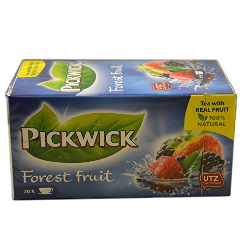 Pickwick Tee Waldfrüchte, Forest Fruit, aromatisierter Schwarztee, 20 Teebeutel von Pickwick