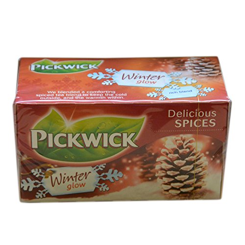 Pickwick Tee Winterglow, Winterglühen, Aromatisierter Tee mit Gewürzen, 20 Teebeutel von Pickwick