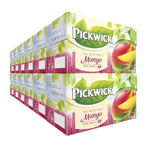 Pickwick Vruchtenthee Mango (240 Theezakjes, 100% Natuurlijk, UTZ Gecertificeerd), 12 x 20 Zakjes von Pickwick