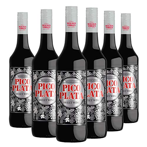 Pico Plata - Packung mit 6 Flaschen à 75cl - Süßer Likörwein von PICO - PLATA