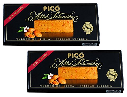 Picó - Das paket enthält 2 Turron de Jijona - Nougat soft black box - Top Qualität 200gr von Picó