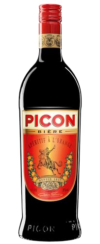 PICON Bière - Aperitif aus Frankreich mit fruchtiger Orange, Botanicals und Karamell - zum Mixen mit Bier oder Wein - 18% vol. - 1 x 1 Liter von Picon