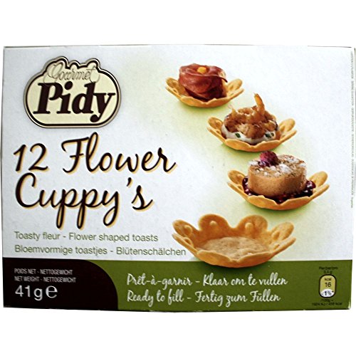 Pidy Gourmet Flower Cuppy's 12 Stck. (Blumen Schälchen) von Pidy Gourmet