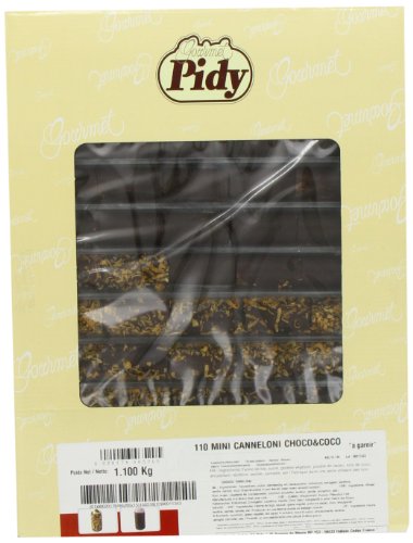 Pidy Mini Chocolate & Coconut Mixed Cannelloni 5cm - Pack Size = 1x110 von Pidy