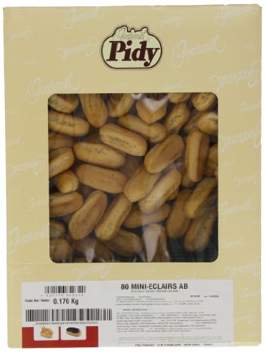 Pidy Mini Eclair Choux Gebäck, 5 cm - 80 Portionen von Pidy