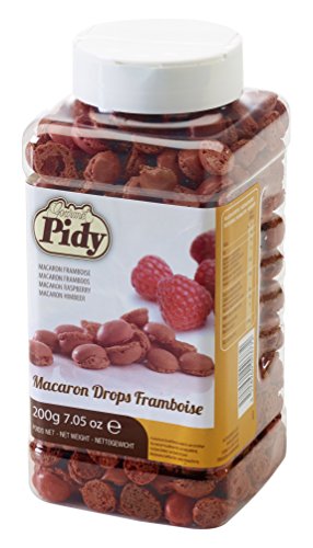 Pidy Mini Raspberry Macaron Tropfen Zuckerguss 200g von Pidy