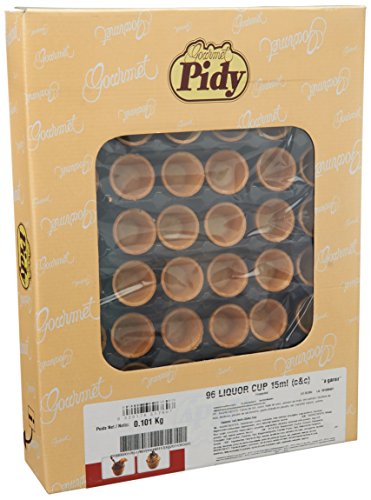 Pidy Mini Sweet Waffle Liquor Cups 15ml - Pack Size = 1x96 von Pidy