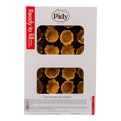 Pidy Veggie Tassen Mini Karotte - Box 84 Gramm von Pidy