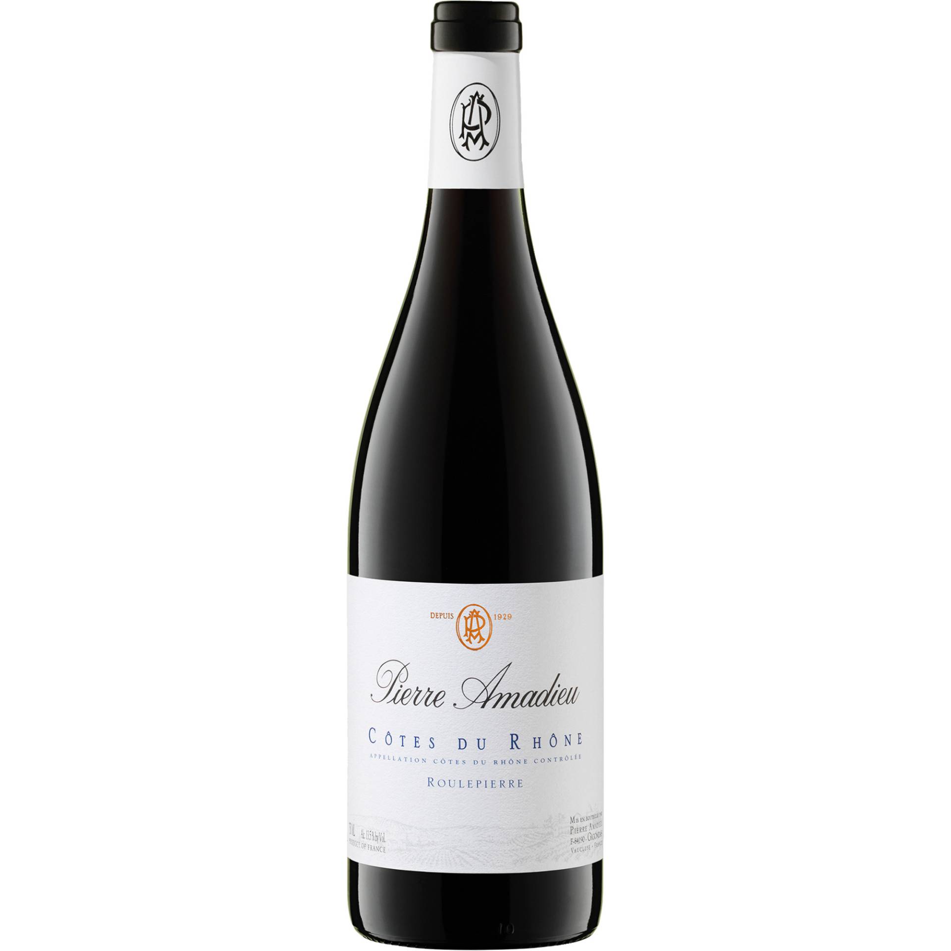 Pierre Amadieu Roulpierre, Côtes du Rhône AOP, Rhône, 2023, Rotwein Pierre Amadieu Roulpierre, Côtes du Rhône AOP, Rhône, 2023, Rotwein von Pierre Amadieu SA/ 84190 Gigondas, Frankreich