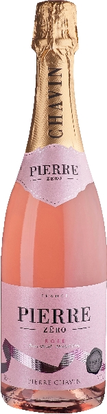 Pierre Chavin. Pierre Zero Sparkling Rose alkoholfrei Cuvee aus 80 Proz. Chardonnay, 20 Proz. Merlot von Pierre Chavin.