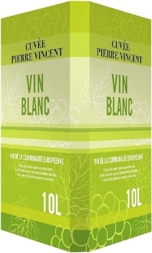 Pierre Vincent - Frischer und aromatischer Weißwein, Bag-in-Box 10L BIB (1 x 10L) von Pierre Vincent