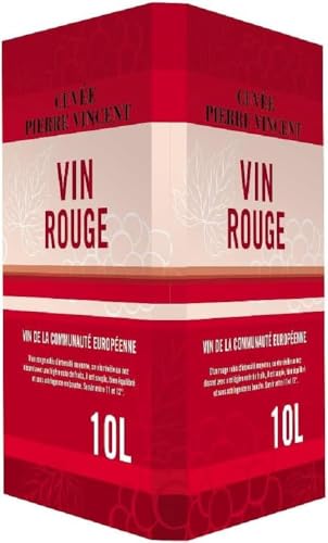 Pierre Vincent - Runder und fruchtiger Rotwein, Bag-in-Box 10L BIB (1 x 10L) von Pierre Vincent