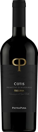 PietraPura Cotis Riserva Primitivo di Manduria DOP Rotwein Italien trocken (1 x 0.75 l) von Pietra Pura
