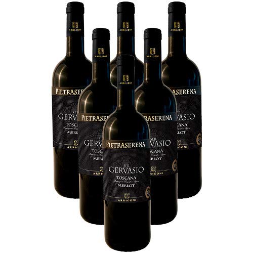 Ser Gervasio Toscana Igt Merlot Pietraserena (6 flaschen 75 cl.) von Pietraserena